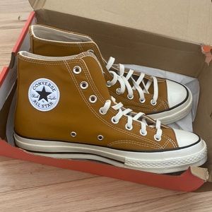 New in Box Converse Chuck 70 High Top Dark Soba/Egret-Black Mens Size 9 170090C